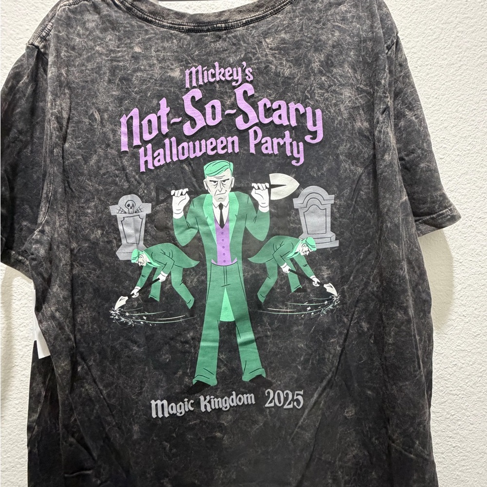 2025 Disney Mickey’s Not So Scary Halloween Party Shirt  Haunted Mansion Groom - Picture 7 of 9